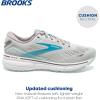 imageBrooks Womens Ghost 15 Neutral Running ShoeGreyBlackened PearlBlue