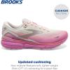 imageBrooks Womens Ghost 15 Neutral Running ShoeGreyCoconutFuchsia