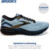 imageBrooks Womens Ghost 15 Neutral Running ShoeLight BlueBlackYellow