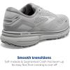 imageBrooks Womens Ghost 15 Neutral Running ShoeOysterAlloyWhite
