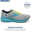 imageBrooks Womens Ghost 15 Neutral Running ShoeOysterBluefishWhite