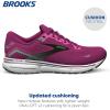 imageBrooks Womens Ghost 15 Neutral Running ShoePinkFestival FuchsiaBlack