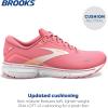 imageBrooks Womens Ghost 15 Neutral Running ShoeSlate RoseFiery CoralWhite