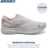imageBrooks Womens Ghost 15 Neutral Running ShoeWhiteCrystal GreyGlass
