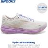 imageBrooks Womens Ghost 15 Neutral Running ShoeWhiteParchmentLavendula