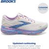 imageBrooks Womens Ghost 15 Neutral Running ShoeWhiteVistaLavendula