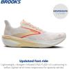 imageBrooks Womens Hyperion 2 Neutral Running ShoeWhitePeachCoral