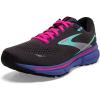 imageBrooks Womens Ghost 15 Neutral Running ShoeBlackBlueAruba