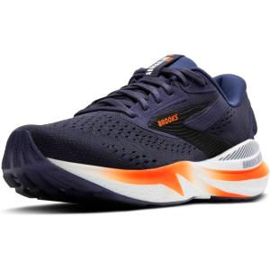 imageBrooks Mens Adrenaline GTS 24 Supportive Running ShoePeacoatOrangeWhite