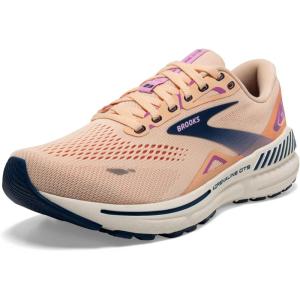 imageBrooks Womens Adrenaline GTS 23 Supportive Running ShoeApricotEstate BlueOrchid