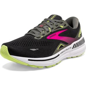 imageBrooks Womens Adrenaline GTS 23 Supportive Running ShoeBlackGunmetalSharp Green