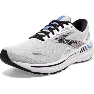 imageBrooks Womens Adrenaline GTS 23 Supportive Running ShoeWhiteBlackOrchid Bouquet