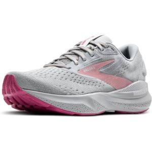 imageBrooks Womens Adrenaline GTS 24 Supportive Running ShoeAlloyWhiteZephyr