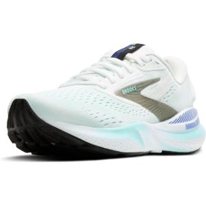 imageBrooks Womens Adrenaline GTS 24 Supportive Running ShoeWhiteLimpet ShellAmparo