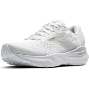 imageBrooks Womens Adrenaline GTS 24 Supportive Running ShoeWhiteOysterAlloy