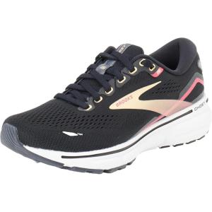 imageBrooks Womens Ghost 15 Neutral Running ShoeBlack Orange Raspberry