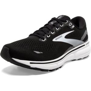 imageBrooks Womens Ghost 15 Neutral Running ShoeBlackBlackened PearlWhite
