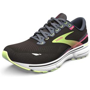 imageBrooks Womens Ghost 15 Neutral Running ShoeBlackEbonySharp Green
