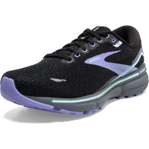 imageBrooks Womens Ghost 15 Neutral Running ShoeBlackJacarandaSalt