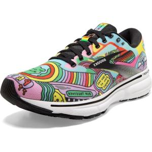imageBrooks Womens Ghost 15 Neutral Running ShoeBlackWhiteMulti