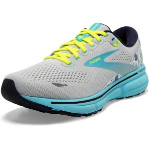 imageBrooks Womens Ghost 15 Neutral Running ShoeOysterBluefishWhite