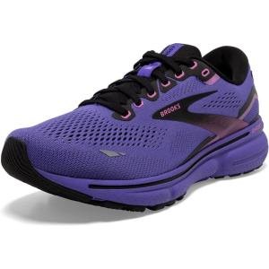 imageBrooks Womens Ghost 15 Neutral Running ShoePurplePinkBlack