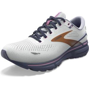 imageBrooks Womens Ghost 15 Neutral Running ShoeSpa BlueNeo PinkCopper