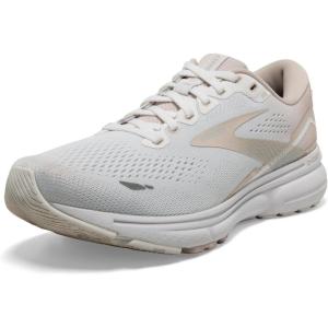 imageBrooks Womens Ghost 15 Neutral Running ShoeWhiteCrystal GreyGlass