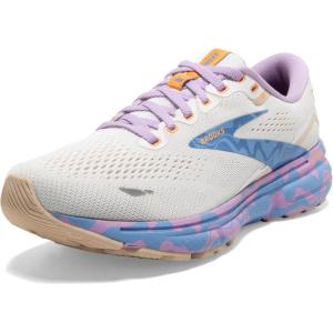 imageBrooks Womens Ghost 15 Neutral Running ShoeWhiteVistaLavendula