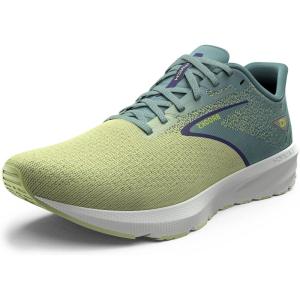 imageBrooks Womens Launch 10 Neutral Running ShoeLimeMineral BlueWisteria