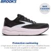 imageBrooks Womens Ghost Max 2 Neutral Running ampamp Walking ShoeBlackWhiteOrchid Ice