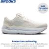 imageBrooks Womens Ghost Max 2 Neutral Running ampamp Walking ShoeCoconut MilkGrayZephyr
