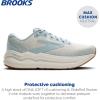 imageBrooks Womens Ghost Max 2 Neutral Running ampamp Walking ShoeCoconut MilkWinter Sky