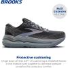 imageBrooks Womens Ghost Max 2 Neutral Running ampamp Walking ShoeEbonySweet LavenderAlloy