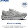 imageBrooks Womens Ghost Max 2 Neutral Running ampamp Walking ShoeOysterAlloyAntarctica  Suede
