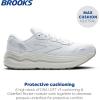 imageBrooks Womens Ghost Max 2 Neutral Running ampamp Walking ShoeWhiteWhite  Leather