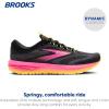imageBrooks Womens Revel 7 Neutral Running ShoeBlackPinkLemon Tonic