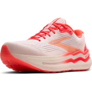 imageBrooks Womens Ghost Max 2 Neutral Running ampamp Walking ShoeWhitePeachCoral