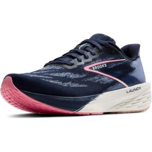 imageBrooks Womens Launch 11 Neutral Running ShoePeacoatBluePeach