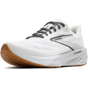 imageBrooks Womens Launch 11 Neutral Running ShoeWhiteGreyBlack