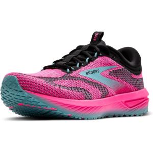 imageBrooks Womens Revel 7 Neutral Running ShoeKnockout PinkBlackAqua