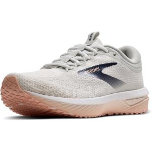 imageBrooks Womens Revel 7 Neutral Running ShoeOysterWhiteTropical Peach