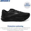 imageBrooks Womens Ghost Max Cushion Neutral Running ampamp Walking ShoeBlackBlackEbony