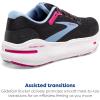 imageBrooks Womens Ghost Max Cushion Neutral Running ampamp Walking ShoeEbonyOpen AirLilac Rose