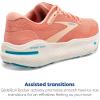 imageBrooks Womens Ghost Max Cushion Neutral Running ampamp Walking ShoePapayaApricotBlue