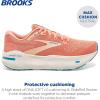 imageBrooks Womens Ghost Max Cushion Neutral Running ampamp Walking ShoePapayaApricotBlue