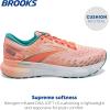 imageBrooks Womens Glycerin 20 Neutral Running ShoeTropical PeachFusion CoralLatigo Bay