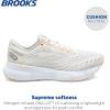 imageBrooks Womens Glycerin 20 Neutral Running ShoeWhiteGreyPeach