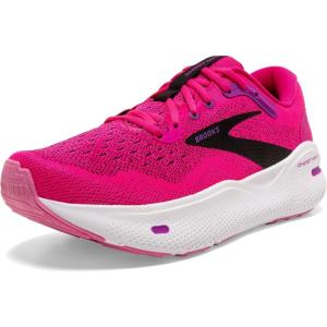 imageBrooks Womens Ghost Max Cushion Neutral Running ampamp Walking ShoePink GloPurpleBlack