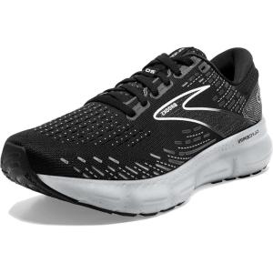 imageBrooks Womens Glycerin 20 Neutral Running ShoeBlackWhiteAlloy